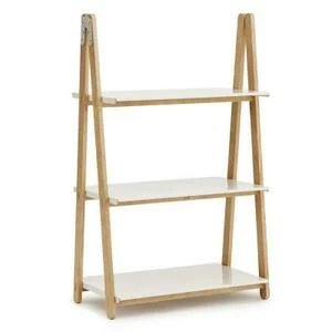 Стеллаж для книг One Step Up низкий 126х78х45 см, белый