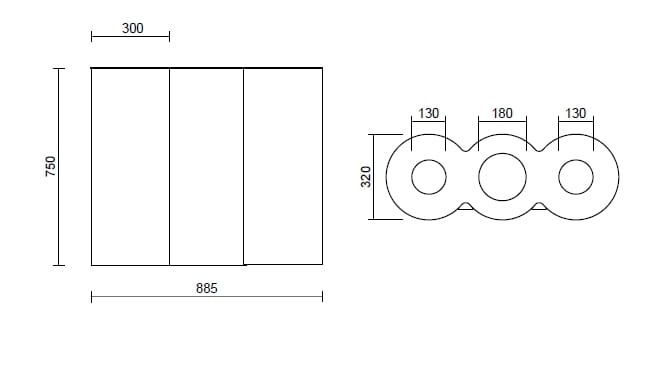 Наружная стальная стойка для мусора для утилизации отходов Studio Città ECOROUND ARCH-00049751 - Вид №3