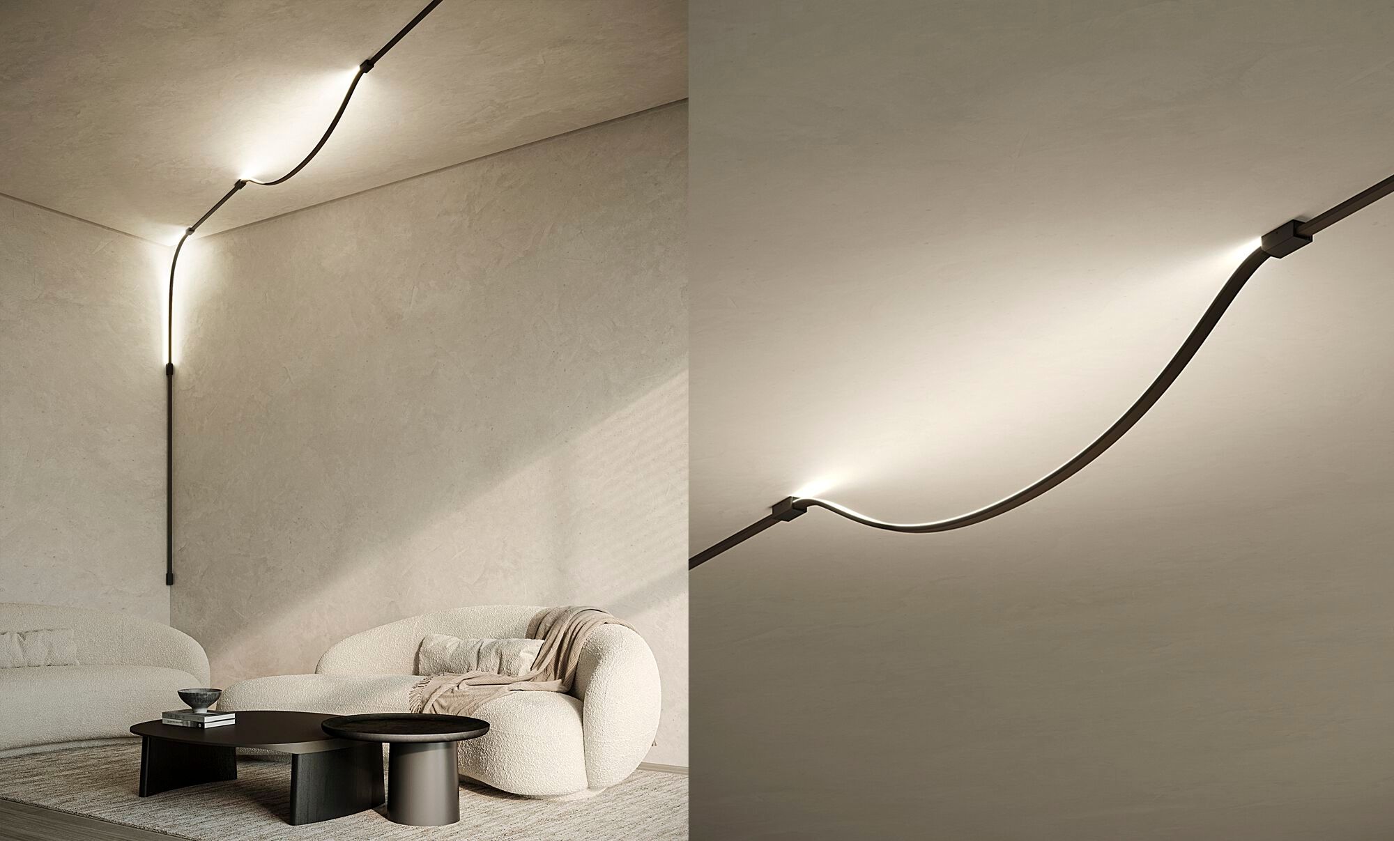 Поликарбонатный линейный профиль освещения для светодиодных модулей Panzeri BOW ARCH-00080535