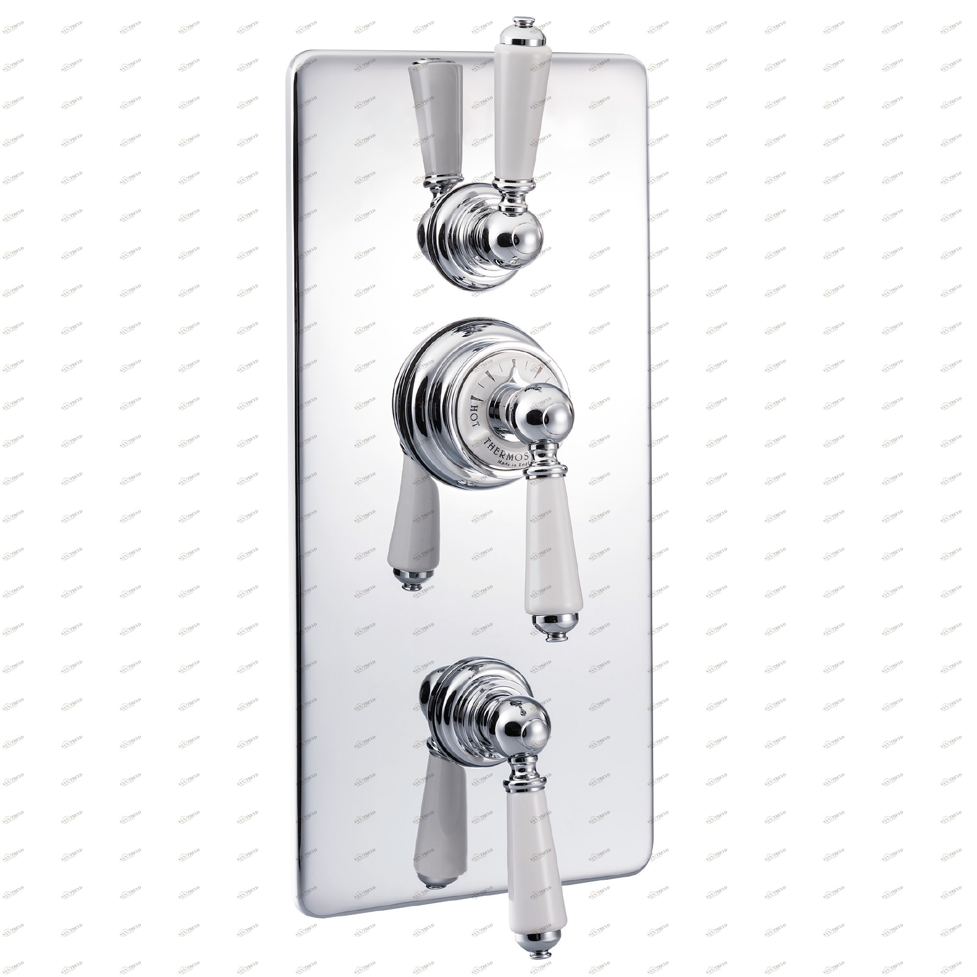 Traditional bathrooms Термостатический смеситель для душа с накладкой Tb771.514.ag 