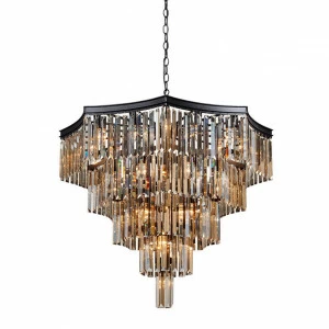 Подвесная люстра Vitaluce V5222-1/16+20+1 VITALUCE ДИЗАЙНЕРСКИЕ 328912 Черный;прозрачный;коричневый