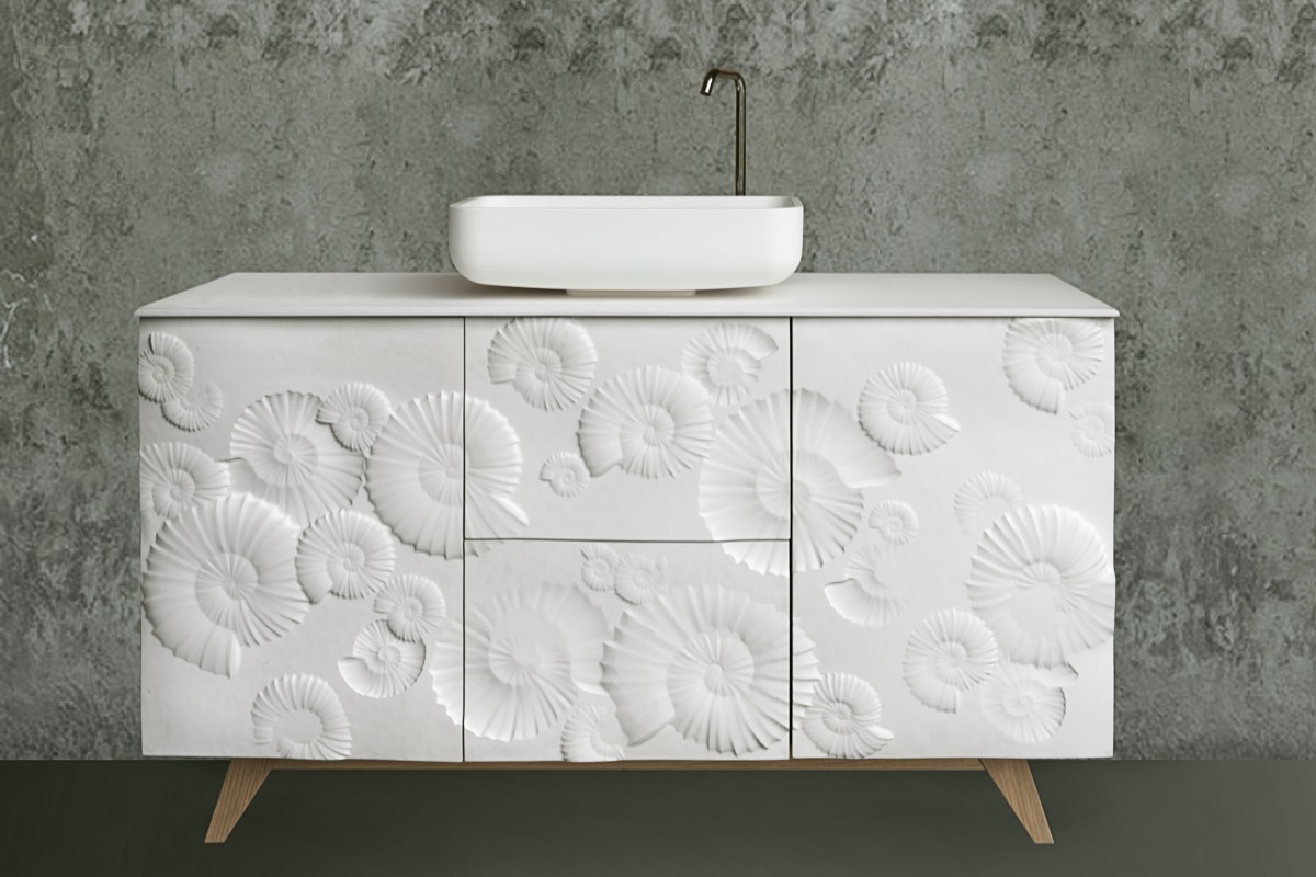 2603 Mobile bagno Ammoniti Bianchini&Capponi STONELIGHT Bianchini Capponi 