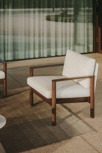 Тканевое садовое кресло