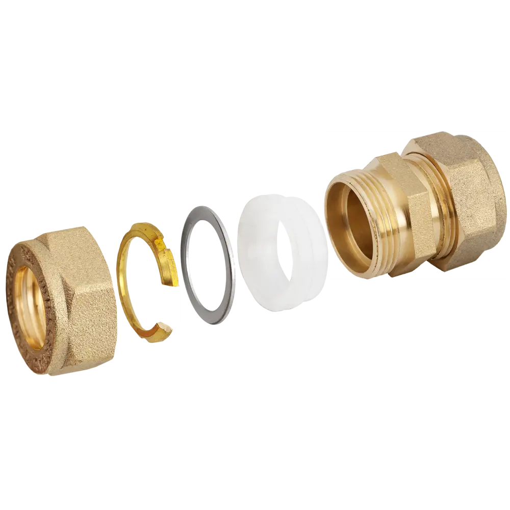 Муфта переходная Stahlmann 15 мм для гофрированных труб 82650027 STLM-0032855 - Вид №1