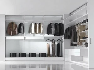 Longhi Модульная угловая гардеробная Aluminiun chic – doors Serie 390