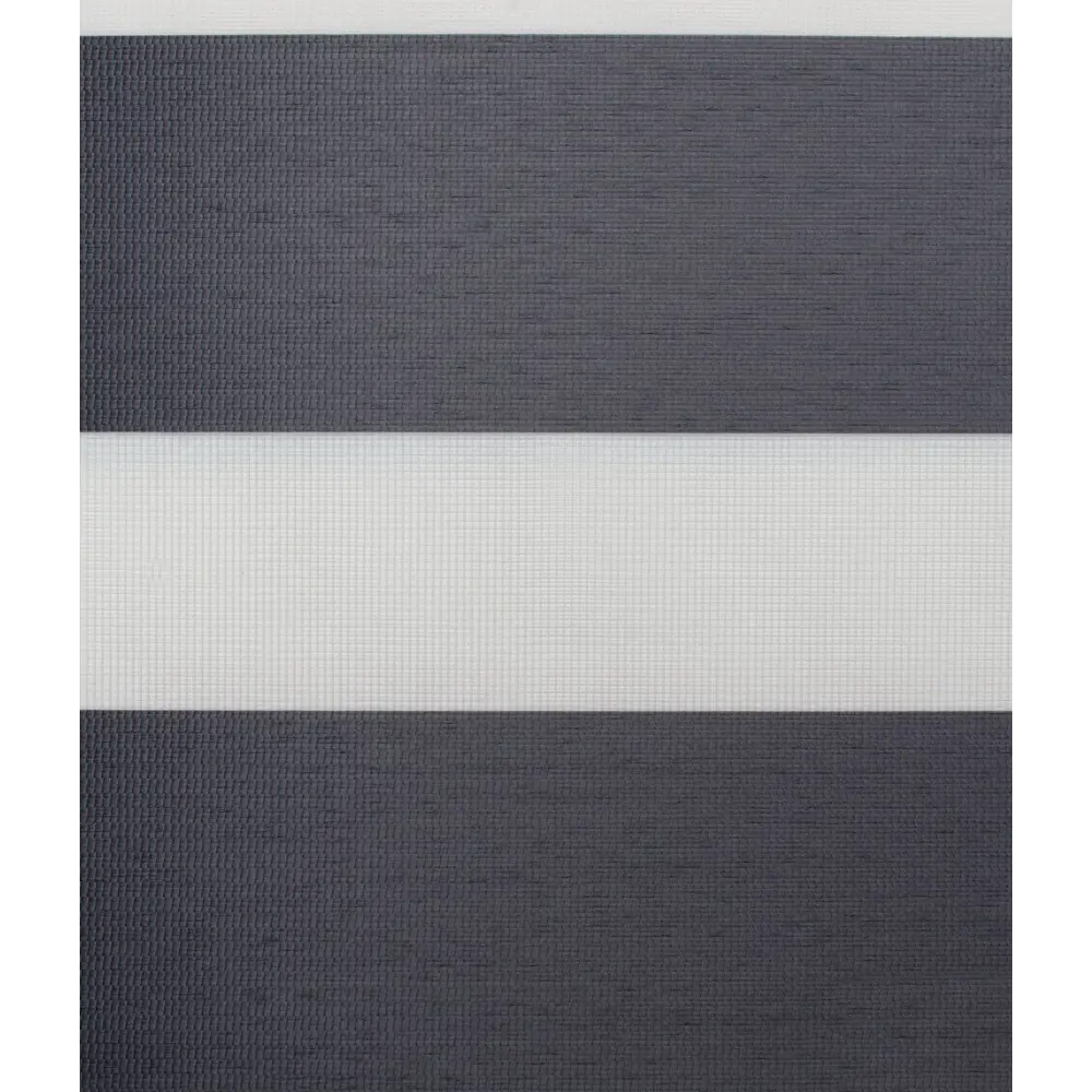 Штора рулонная день-ночь Madrid 60x160 см графит MIAMOZA Коллекция 2024г STLM-2070103 - Вид №2