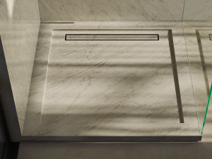 Поддон для душа из каррарского мрамора