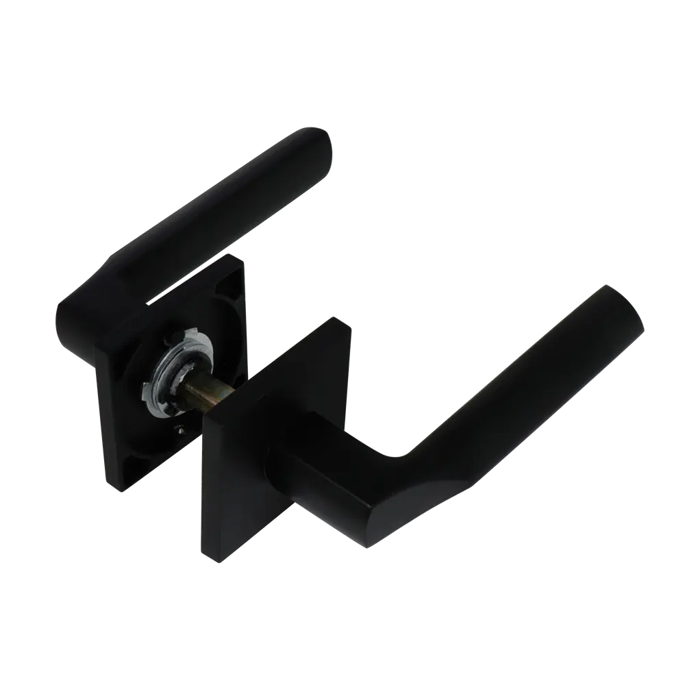 Дверные ручки Edson EDS-134B-Q2 черные для межкомнатных дверей 85170393 STLM-0059390