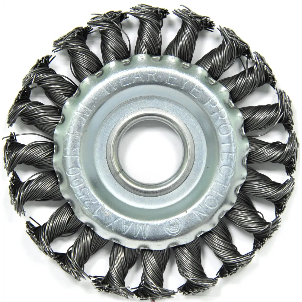 Кордщетка дисковая Elitech 100 мм для УШМ - профессиональная обработка металла 89416366 STLM-1576946