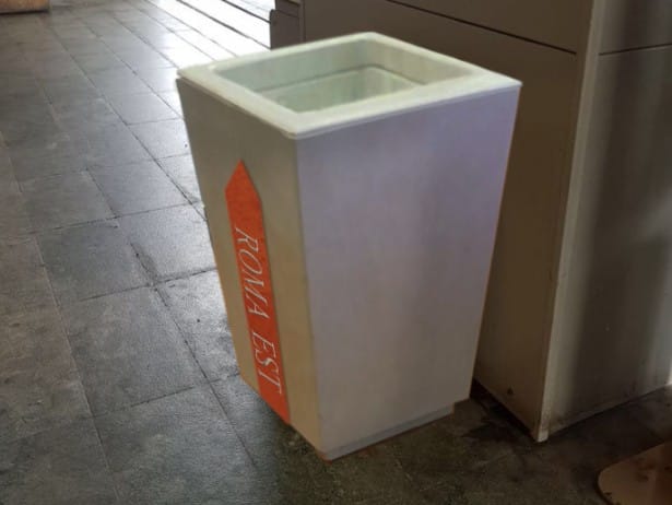 Восстановленные каменные стойки для мусора Viscio Urban Design ROMA EST ARCH-00039662