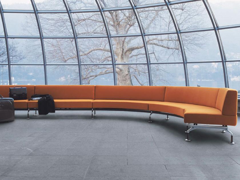 Tacchini Модульная тканевая скамья со спинкой sun-id-1443769 - Вид №7