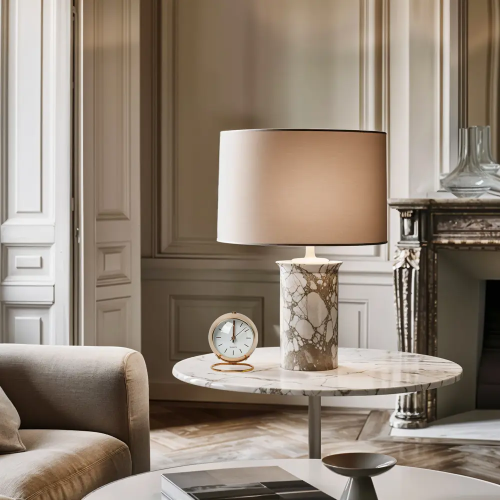 Часы настольные круглые металл цвет золотой бесшумные ø8 см Santreyd STLM-2186390 - Вид №4