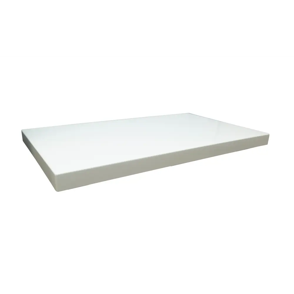 Столешница в ванную Scandi 160x47 см литой мрамор цвет белый Santreyd STLM-2071248