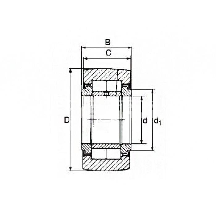 IS1735 Опорный ролик NUTR3072 ISKRA  - Вид №1