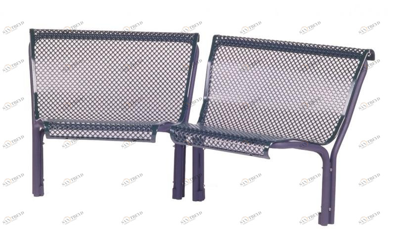 Euroform W Модульная скамья металлическая со спинкой Contour sun-id-1426432