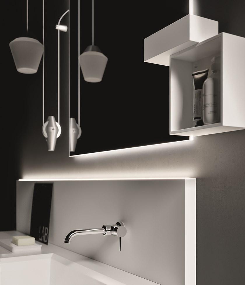 Cerasa Открытый навесной шкаф для ванной из tecnoril® Nerolab sun-id-1490814 - Вид №2