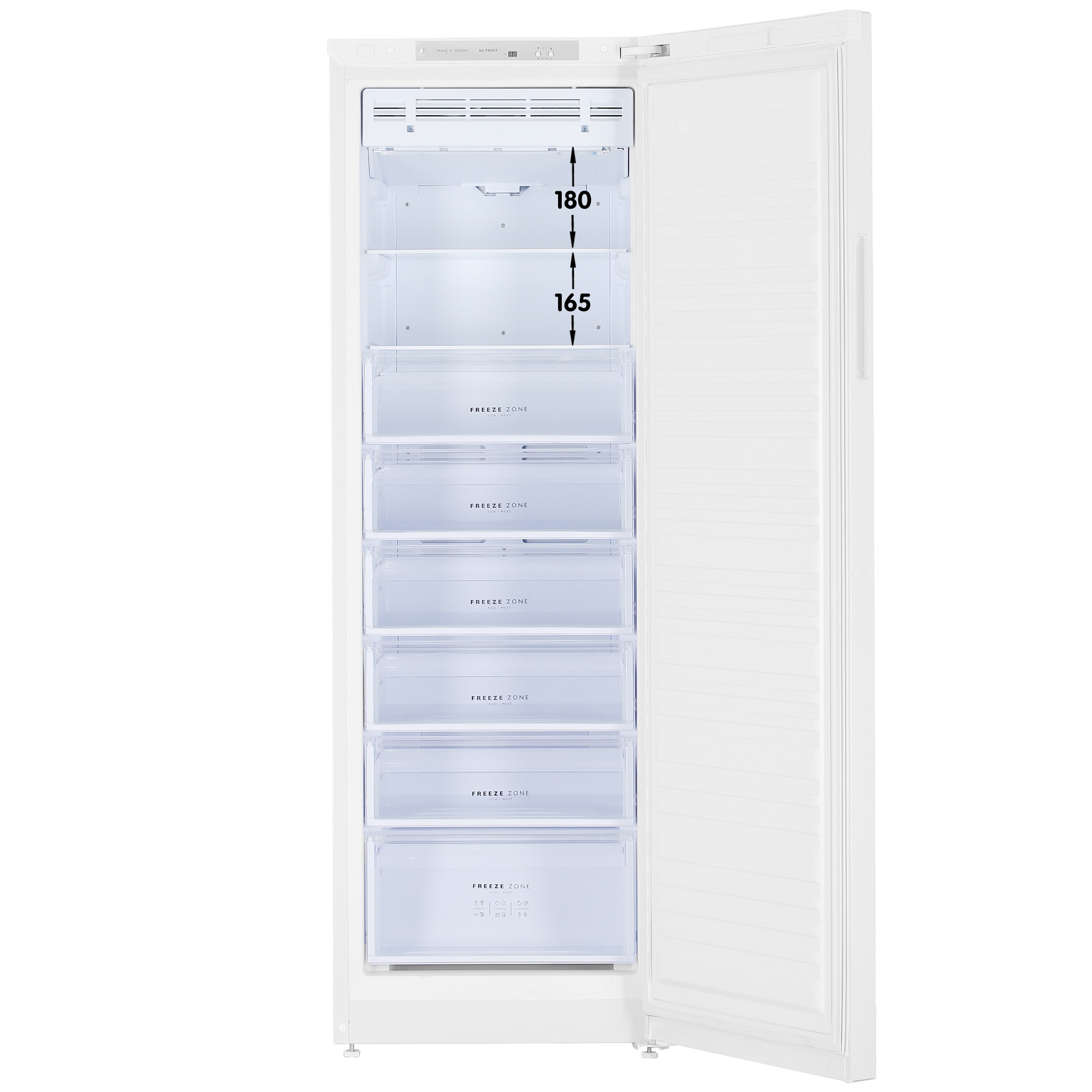 9967565 Морозильный шкаф  Бирюса 6047SN белый STDN-0083238 - Вид №1