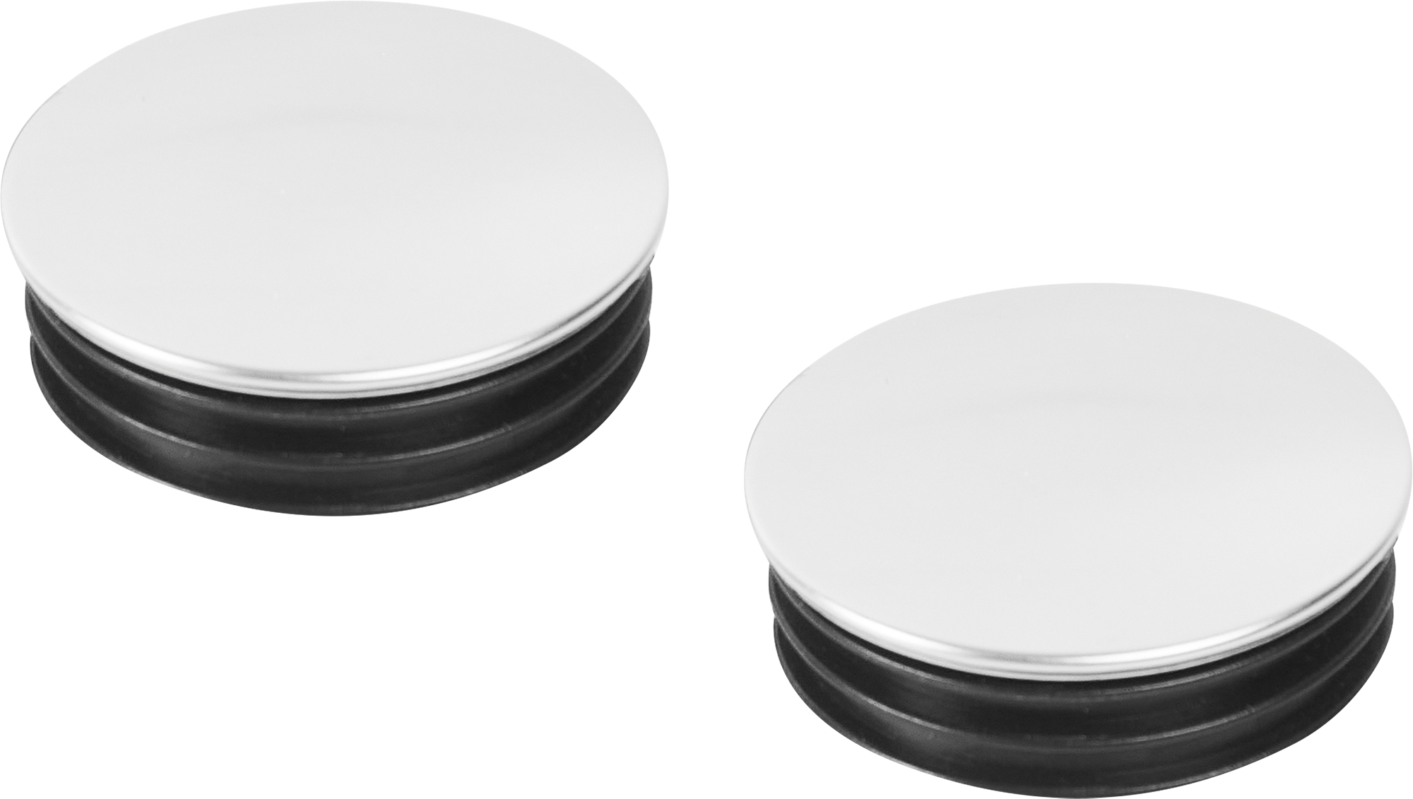 Заглушка ELEMENT для хромированных труб 25 мм, 2 шт - эстетичное оформление торцов 85283282 STLM-0060832