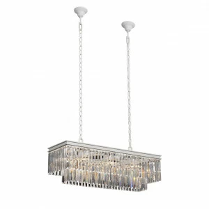 Подвесная люстра Vitaluce V5146-0/12 VITALUCE ДИЗАЙНЕРСКИЕ 328095 Белый;прозрачный