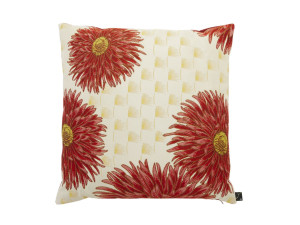 Квадратная подушка из ткани с цветочным рисунком