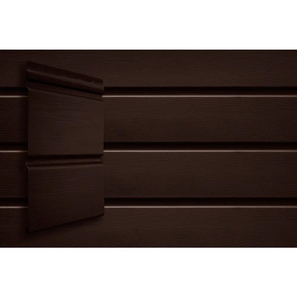 Сайдинг ПВХ Grand Line брус 3 м темный дуб 0.87 м² Нет STLM-2052859