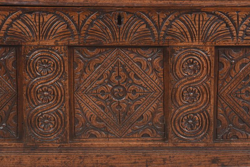 SOR27540 Дубовый резной сундук ijlbrown  - Вид №2