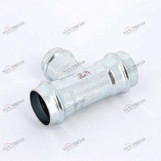 Тройник пресс оцинкованная сталь 35х28х35 IBP PC51300352835