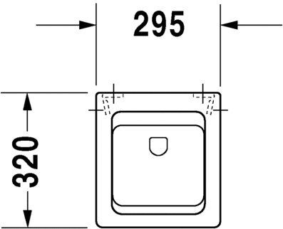 2800320000 Настенный писсуар, уринал с мушкой Duravit Vero - Вид №1