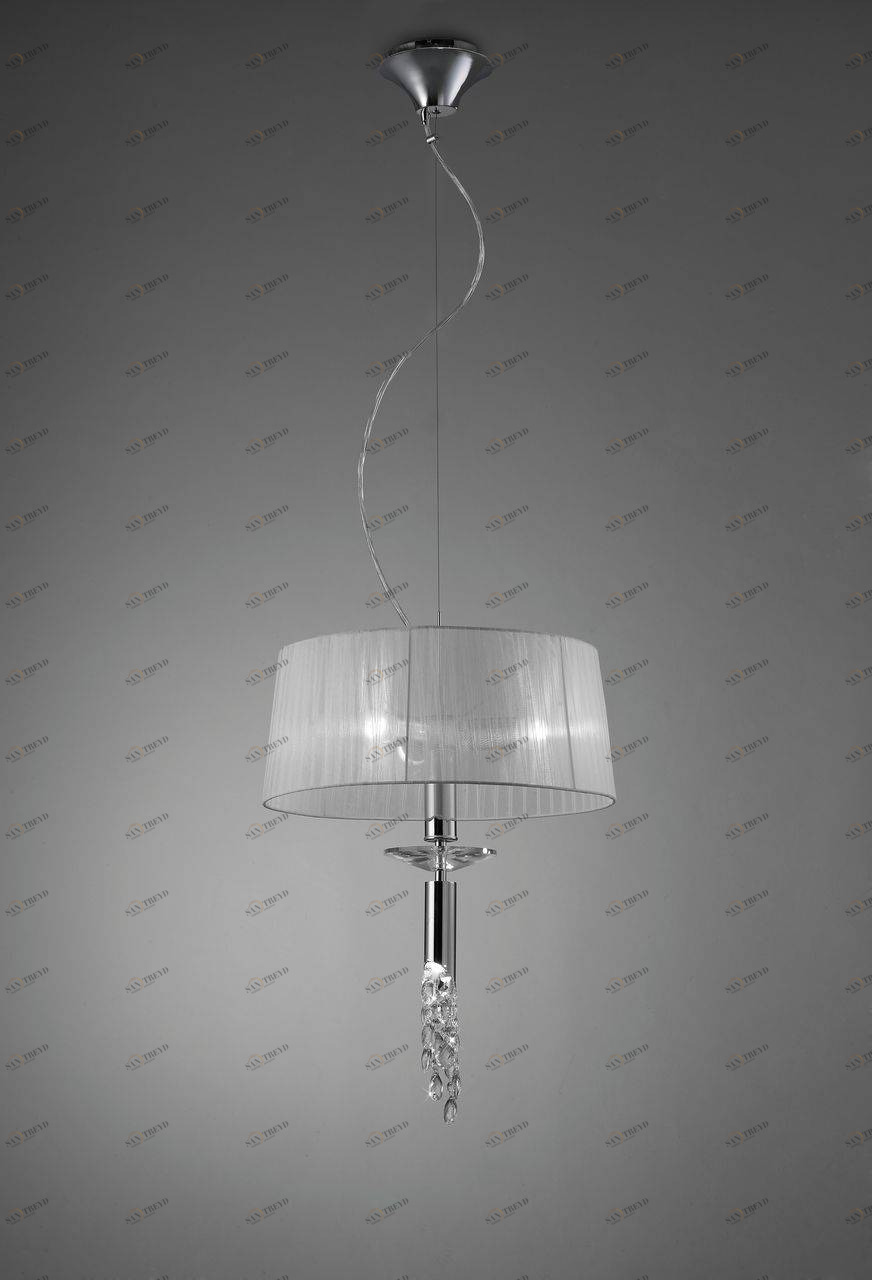 Подвесная люстра Mantra Tiffany 3858 MANTRA ДИЗАЙНЕРСКИЕ, TIFFANY 058139 Белый 