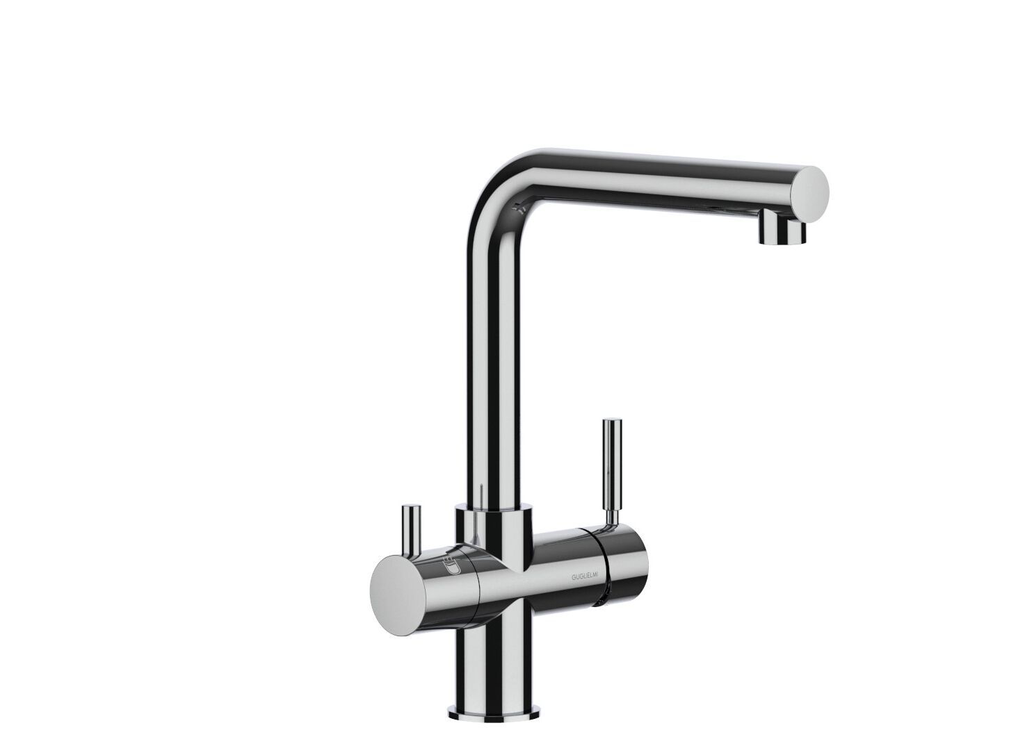 Однорычажный смеситель для кухни с поворотным изливом GUGLIELMI RUBINETTERIE чистый ARCH-00022530