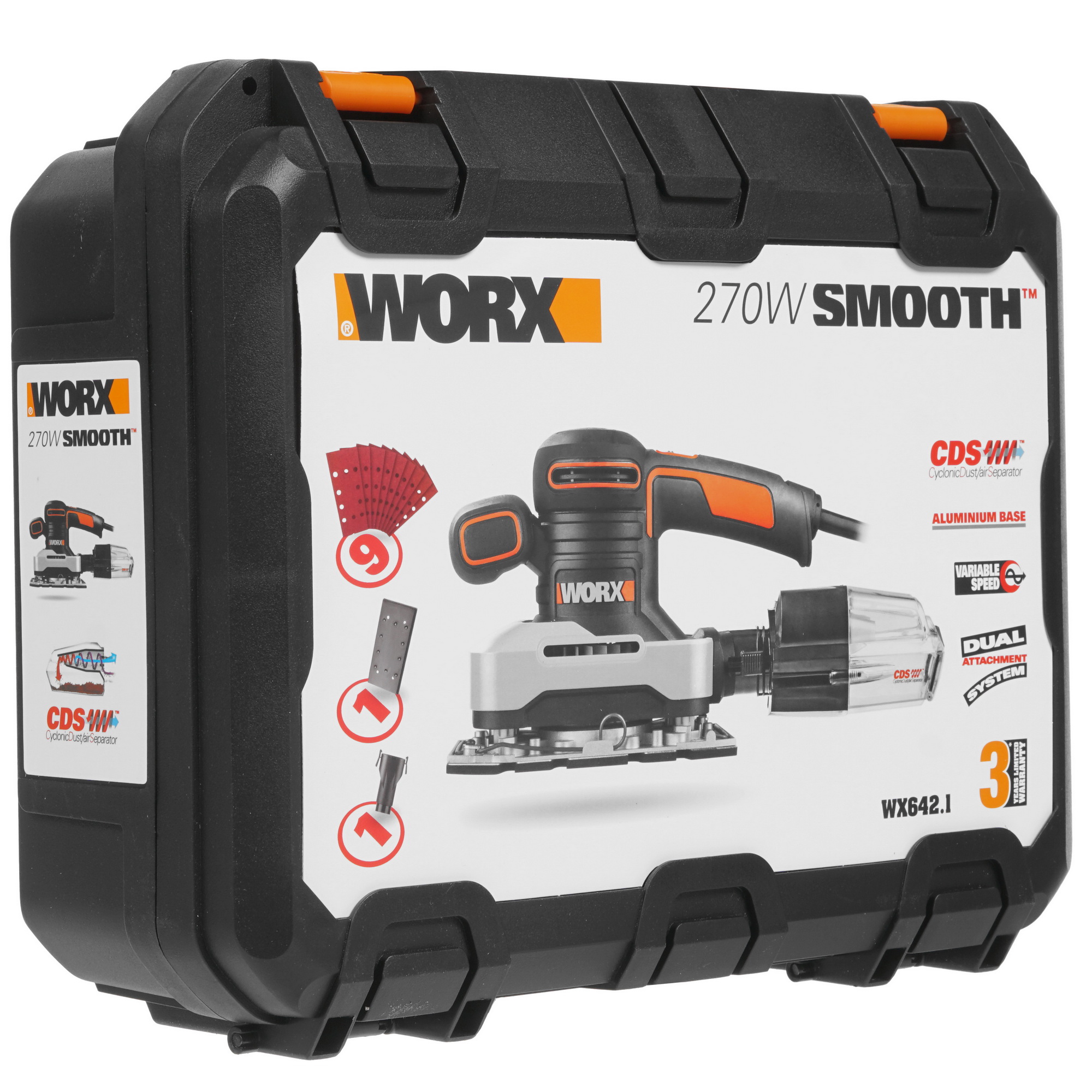 Виброшлифовальная машина Worx WX642.1 8199910 STDN-0058635 - Вид №9