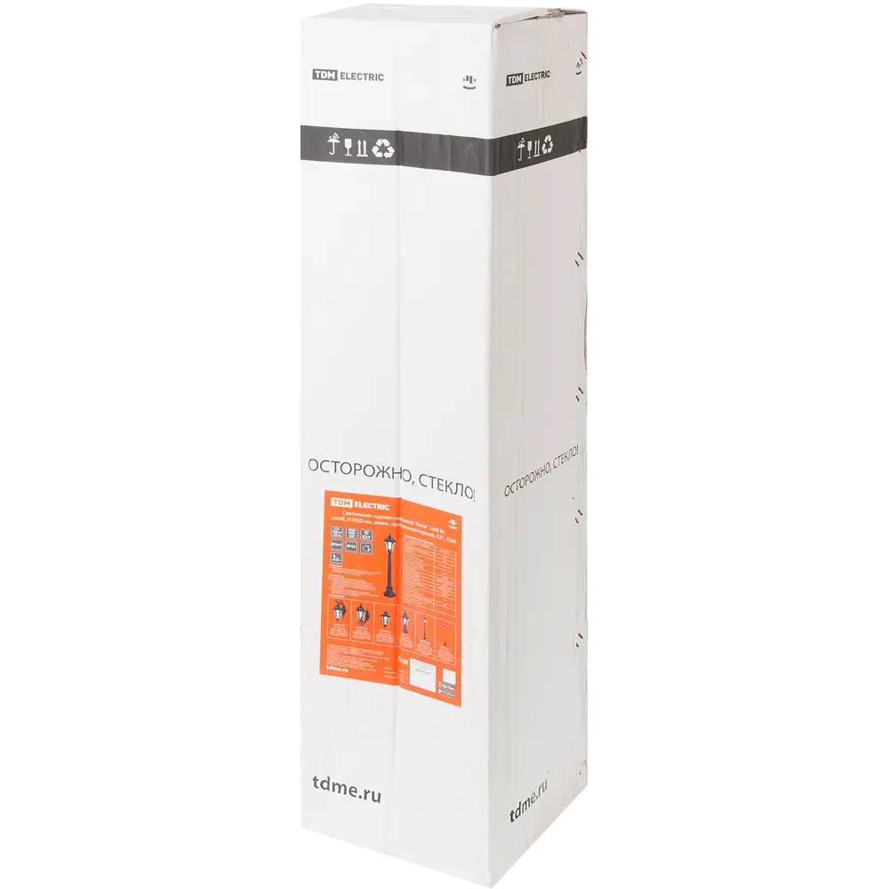 Столб уличный  TDM Electric «Вена» 105 см цвет черный STLM-2051159 - Вид №5