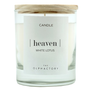 VV401WLTO Свеча ароматическая the olphactory, heaven, Белый лотос, 40 ч Ambientair