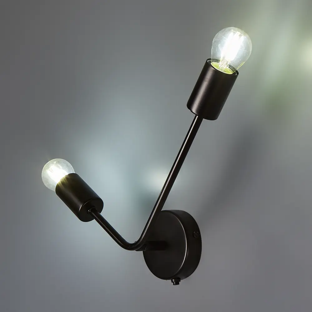 Бра «Гольфстрим» КЛЮЧНИК — стильная настенная подсветка в чёрном исполнении 86763011 STLM-0071457 - Вид №1