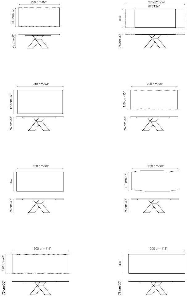 Bonaldo Прямоугольный керамический стол Ax sun-id-1347856 - Вид №6