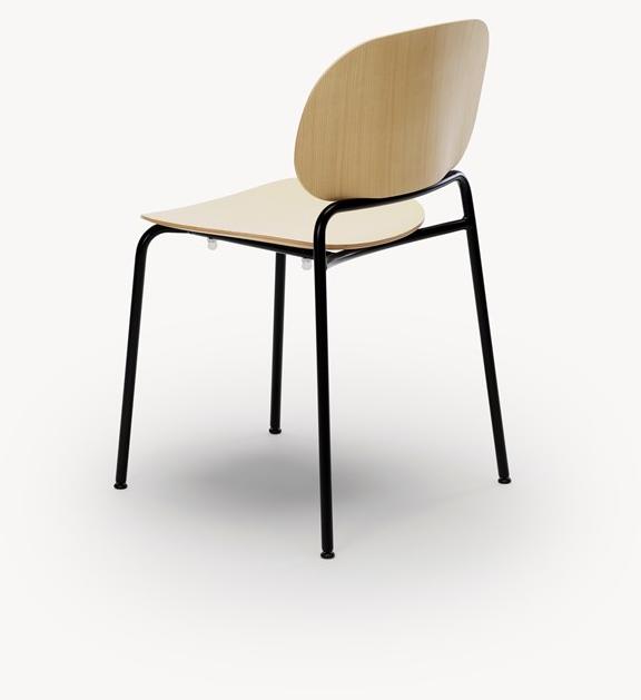 Zilio A&C Стул штабелируемый из фанерованной древесины sun-id-1379159 - Вид №2