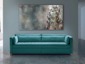 Milano Bedding Мягкий диван-кровать со съемным чехлом из ткани