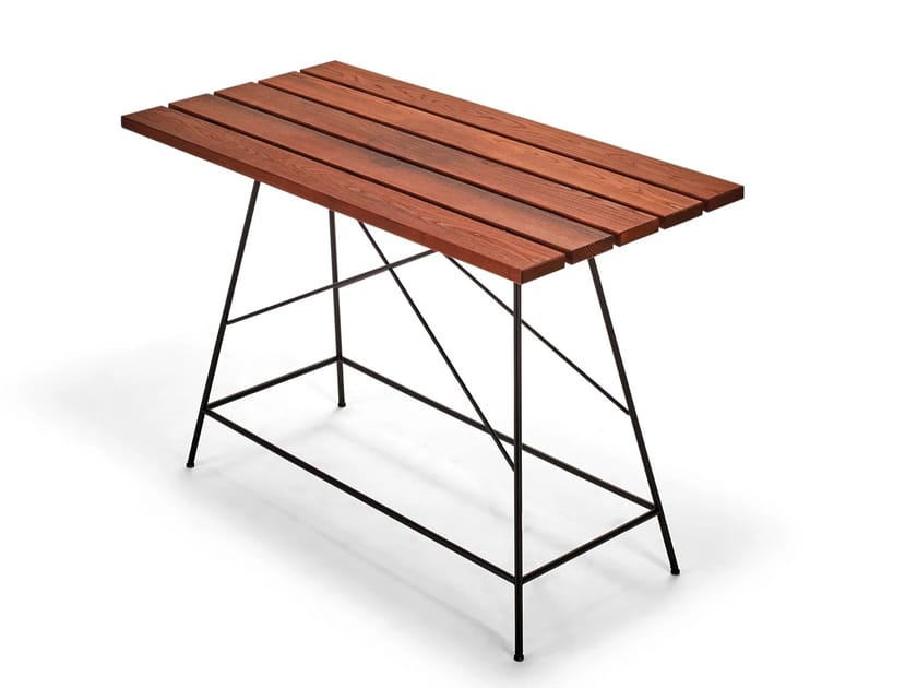 Высокий деревянный прямоугольный садовый стол Bullfrog OD Olala ARCH-00132531