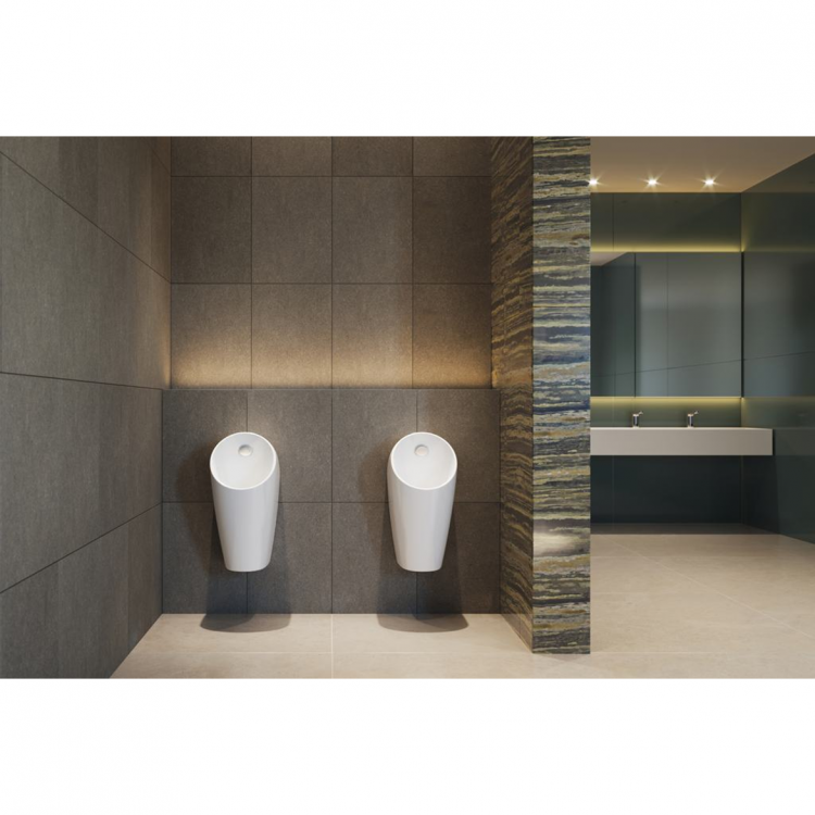 E189701 MAXI Smart E-Hybrid Писсуар со встроенным датчиком, задняя подводка Ideal Standard SPHERO - Вид №9