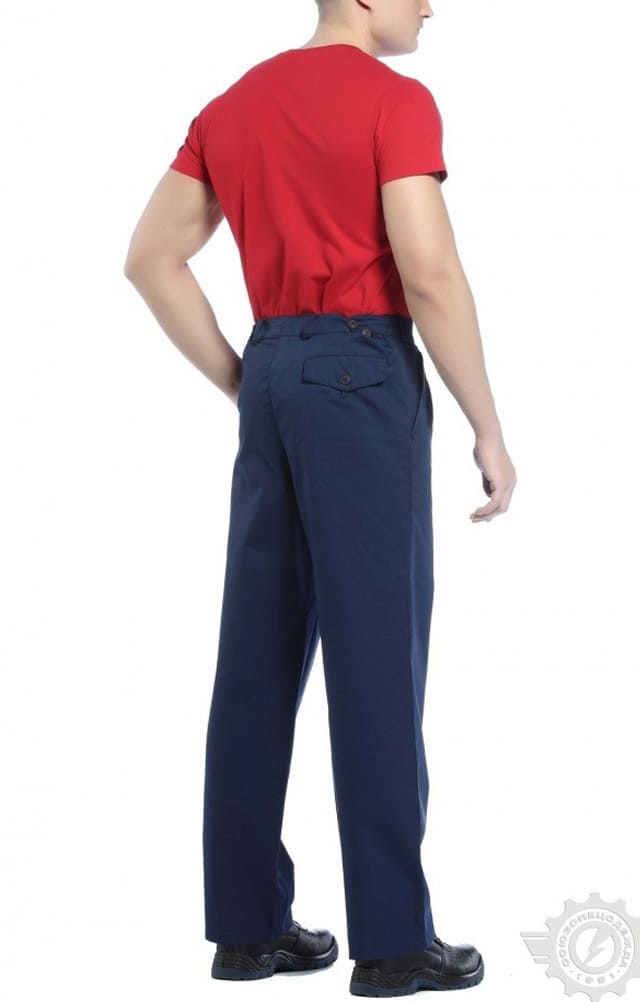 65569 Брюки "Гарант" синие  Летняя спецодежда  размер 56-58/182-188  - Вид №7