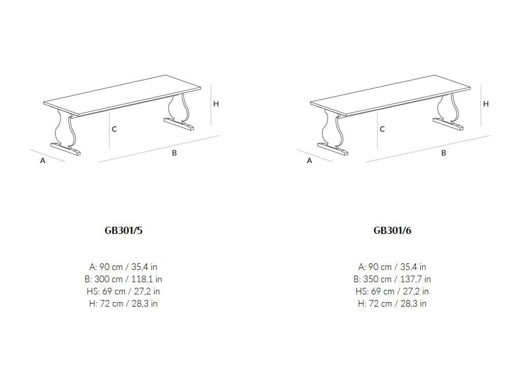 Прямоугольный обеденный стол из массива дерева Lando FRANCIS ARCH-00067422 - Вид №5