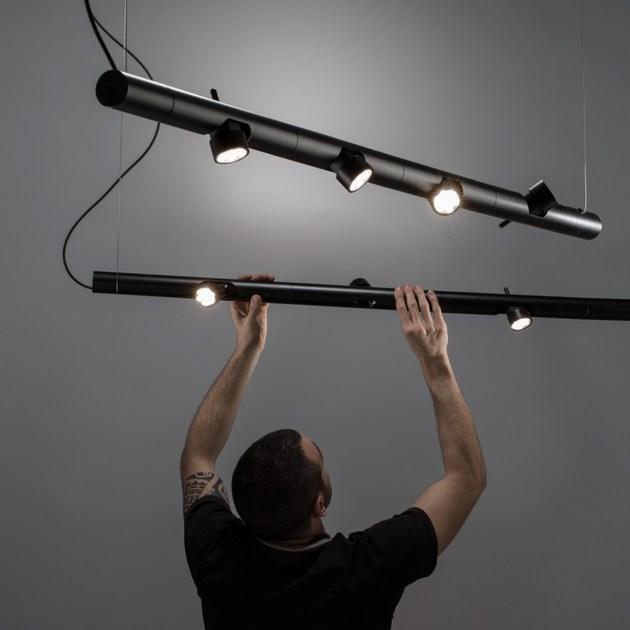 Martinelli Luce Регулируемый светодиодный подвесной светильник из алюминия Calabrone 2090 - Вид №2