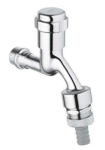Комбинированный вентиль GROHE Eggeman, хром (41154000)