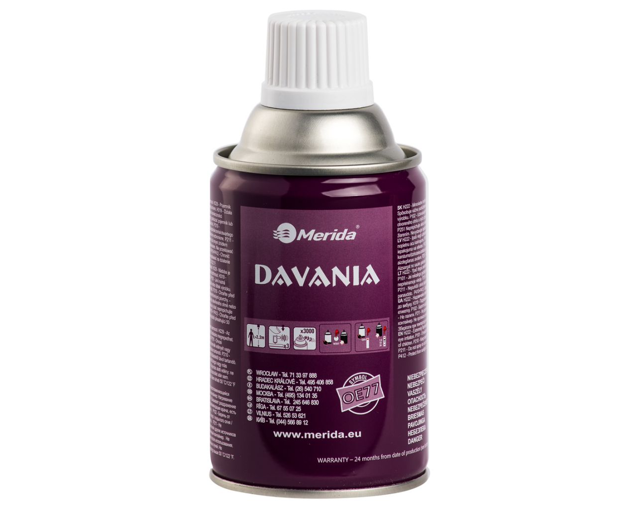 OE77 DAVANIA - сменный картридж для электронных освежителей воздуха Merida 