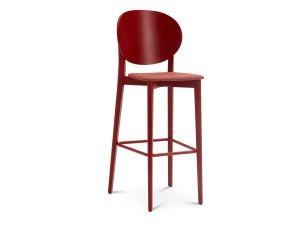 Высокий стул из бука с мягким сиденьем