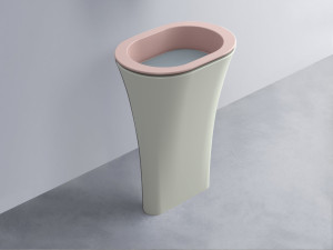 AMLA65-CP+AMPILO-BR+AMCOLO-PM Раковина Amedeo Ovale отдельностоящая cielo Enjoy + Amedeo