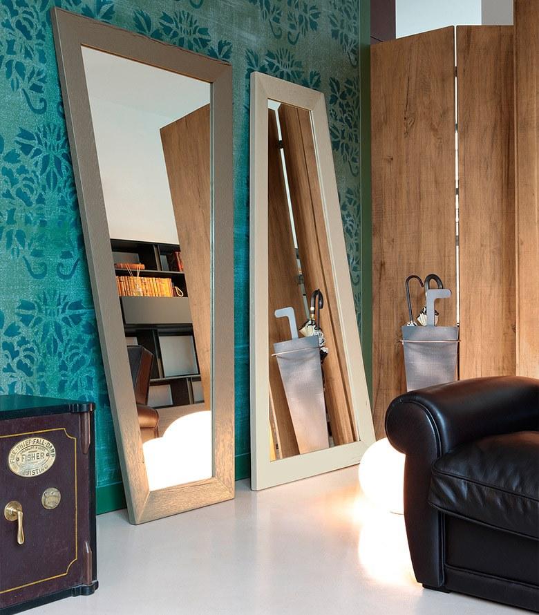 Devina Nais Напольное зеркало трапециевидной формы из массива дерева sun-id-1488658 - Вид №1