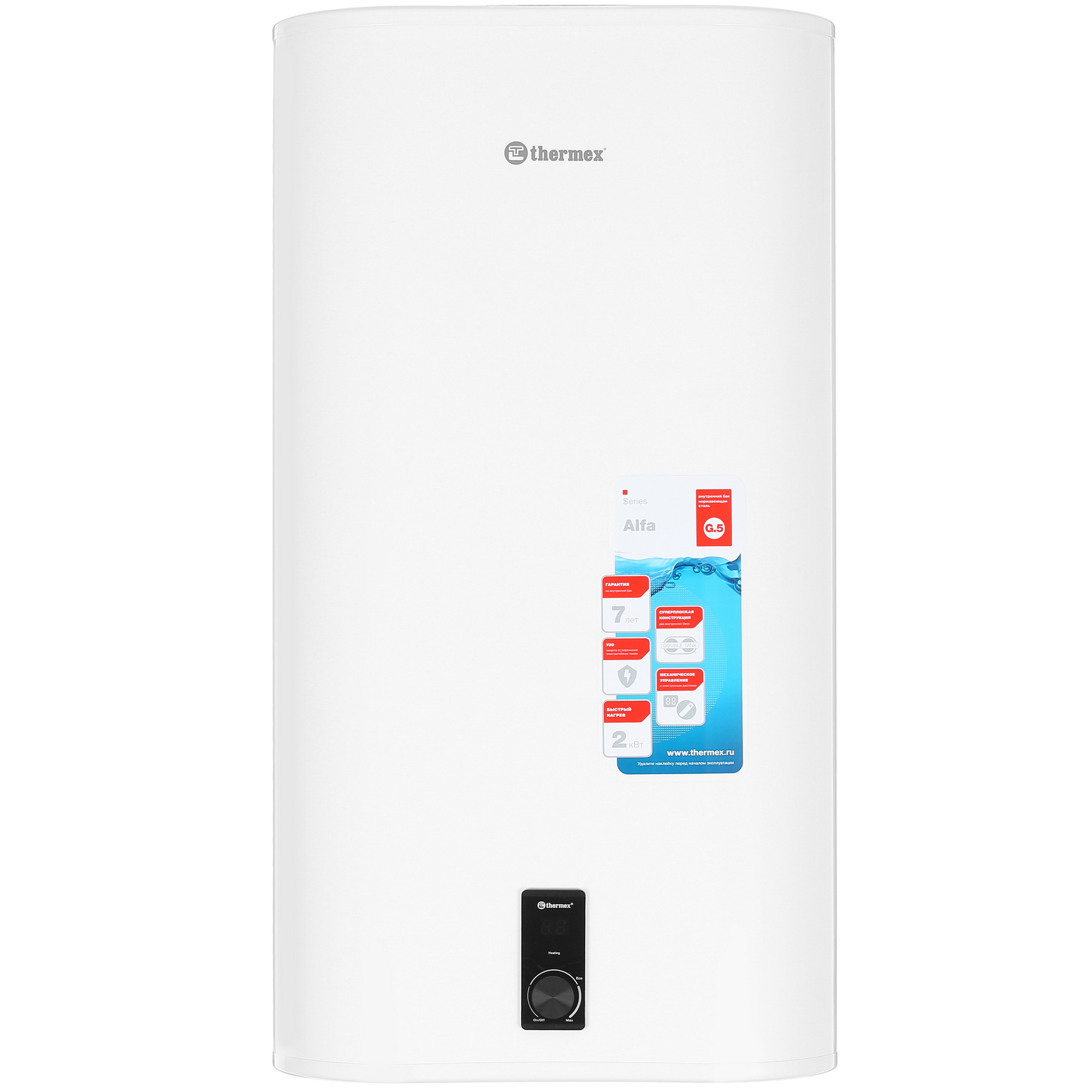8160968 Водонагреватель электрический Thermex Alfa 80 V STDN-0142301 - Вид №1