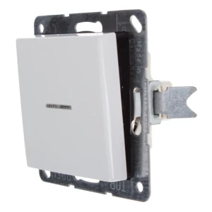 Переключатель Jung EcoProfi 1 клавиша с подсветкой цвет белый