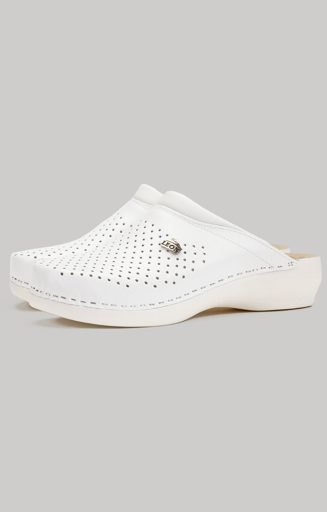 62031 Сабо "Leon LIGHT" женские белые LEON  Сабо и сланцы размер 38  - Вид №7